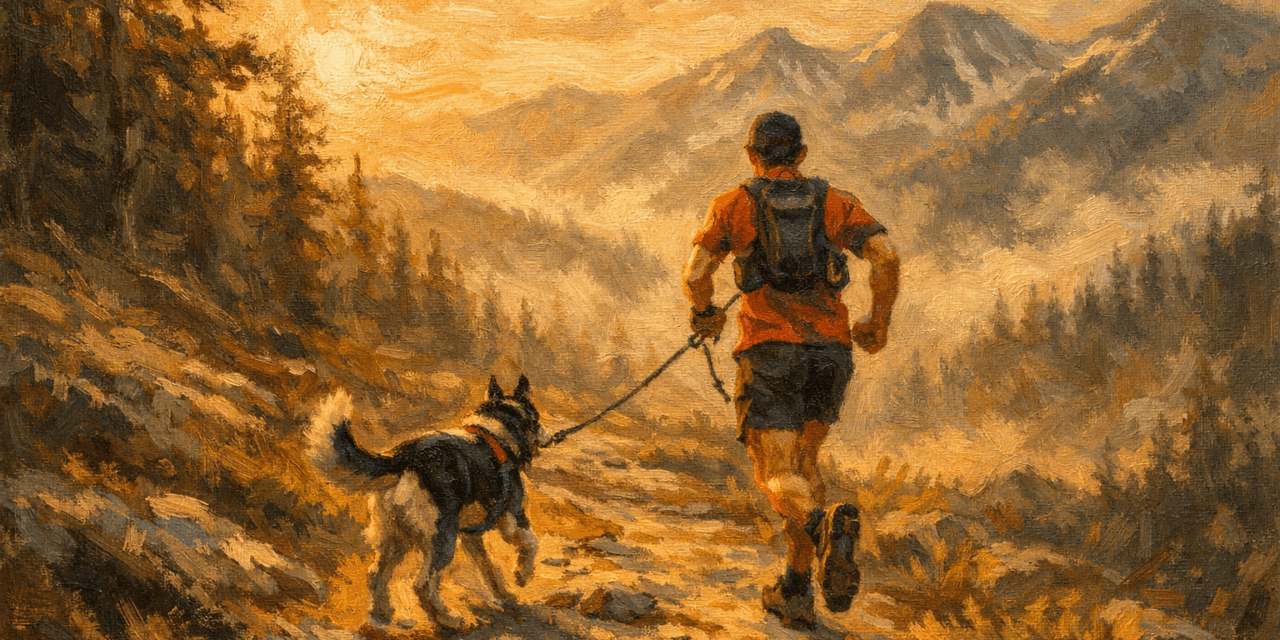 L’uomo, il cane e il sentiero