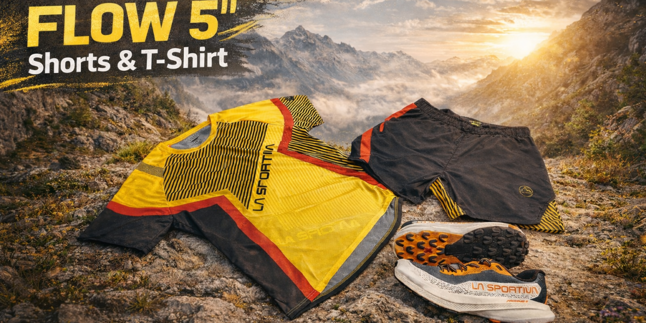 LA SPORTIVA FLOW 5″ Shorts & T-Shirt