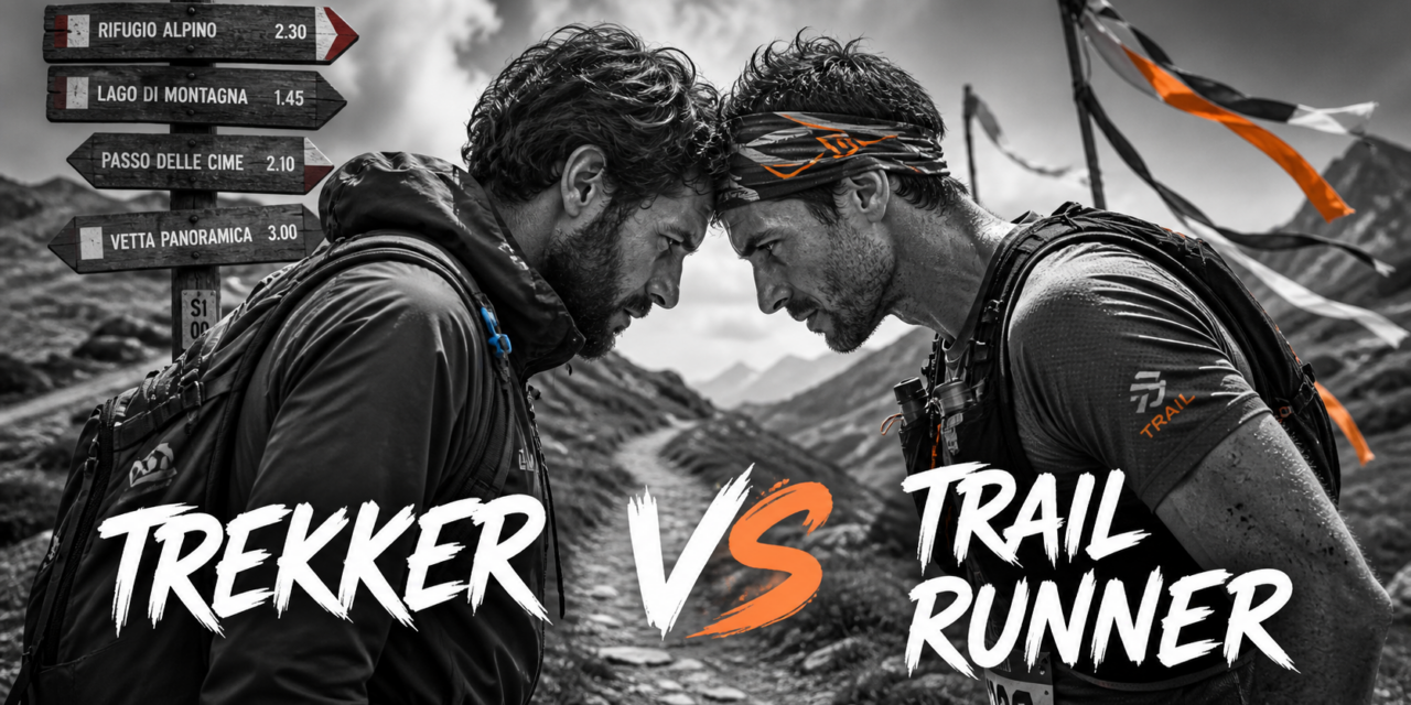 Trail runner vs trekker