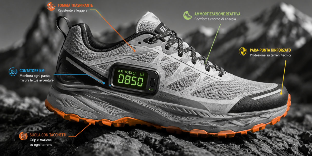 Quanto costa al km una scarpa da trail running?
